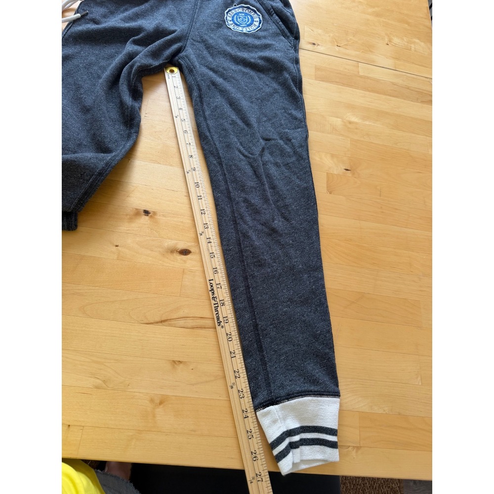 Abercrombie & Fitch Athletic Crest Jogger Sweatpants Grey Womens XS Athleisure - Picture 8 of 9